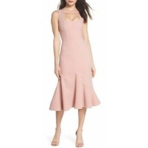Dress The Population blush crepe dress